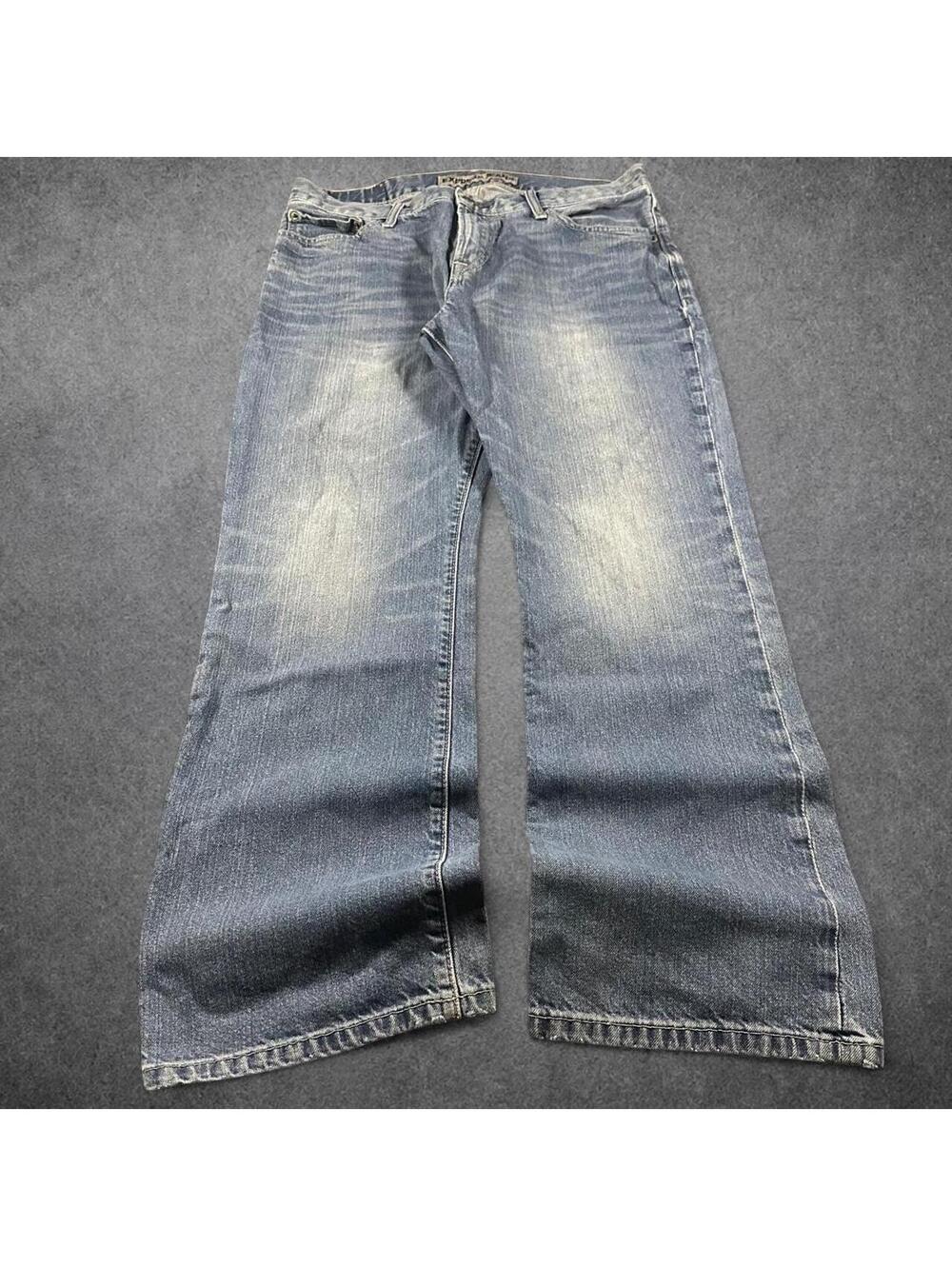 Y2K skater indie grunge express bootcut jeans - fits 32x28.5!